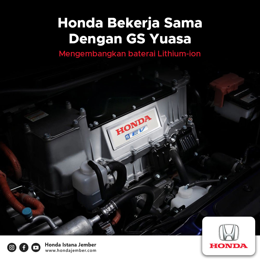 Honda Bekerja Sama Dengan GS Yuasa Kembangkan Baterai Lithium-ion