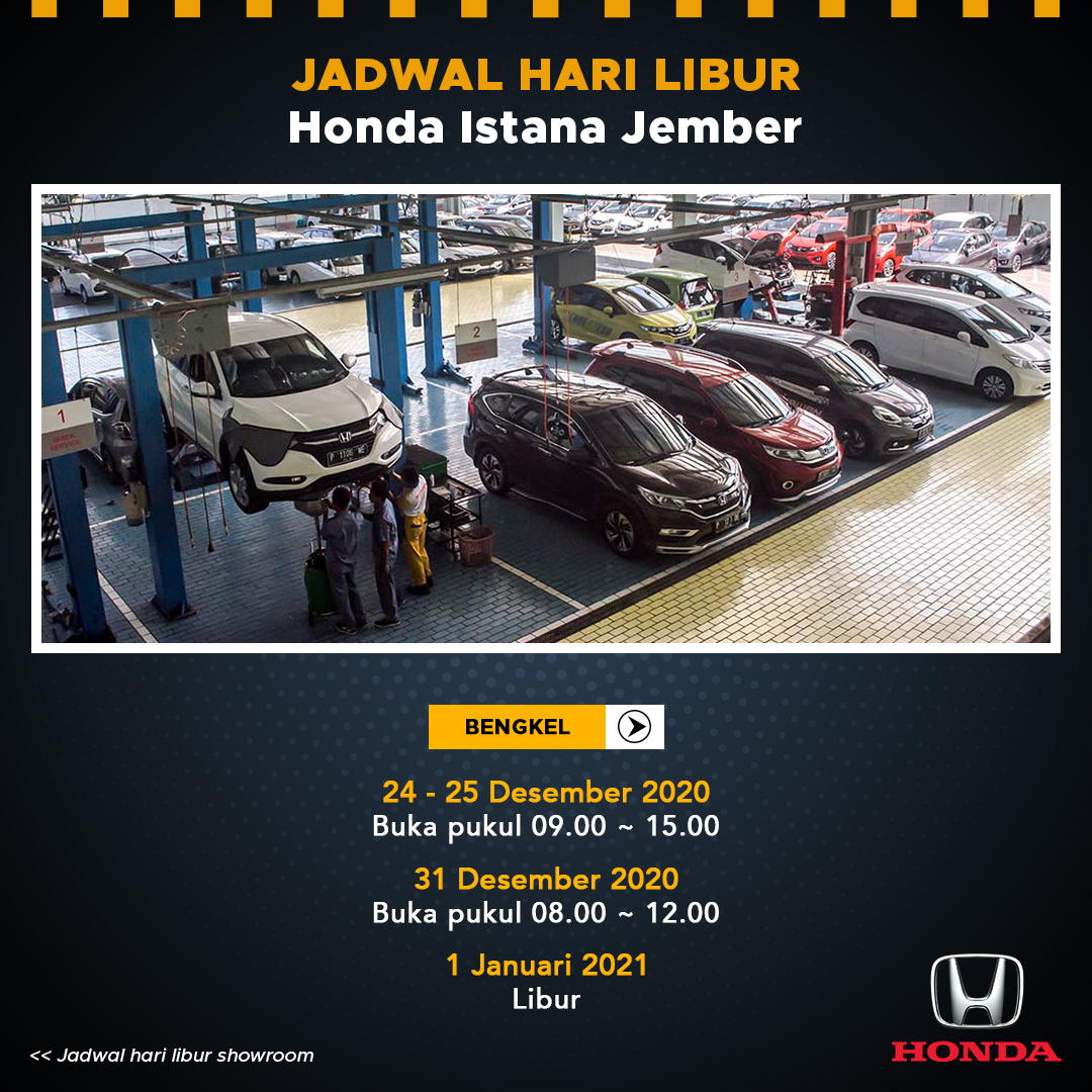 Libur Natal & Tahun Baru Honda Istana Jember