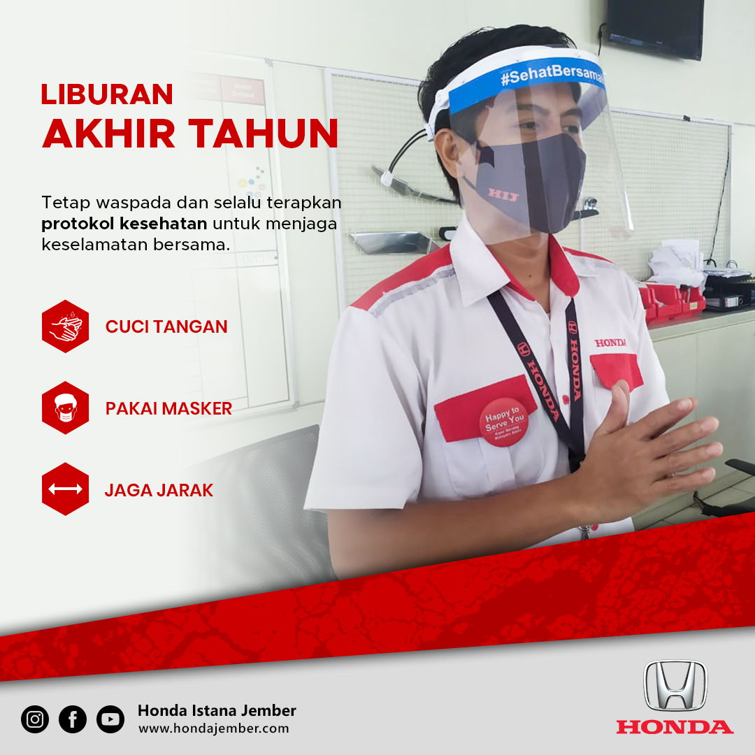 Liburan Akhir Tahun, Tetap Patuhi Protokol Kesehatan