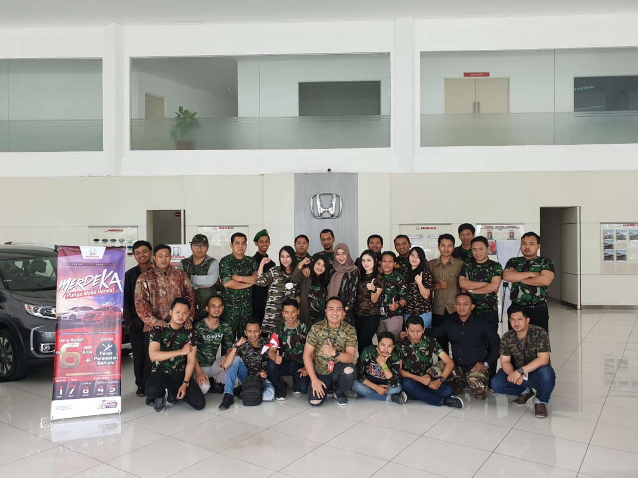 Semangat Kemerdekaan Honda Istana Jember