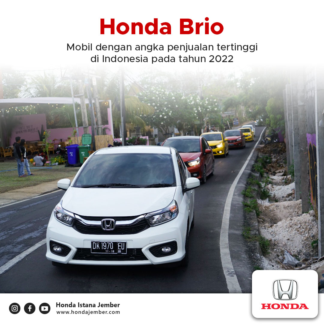 Honda Brio Mobil Terlaris Tahun 2022