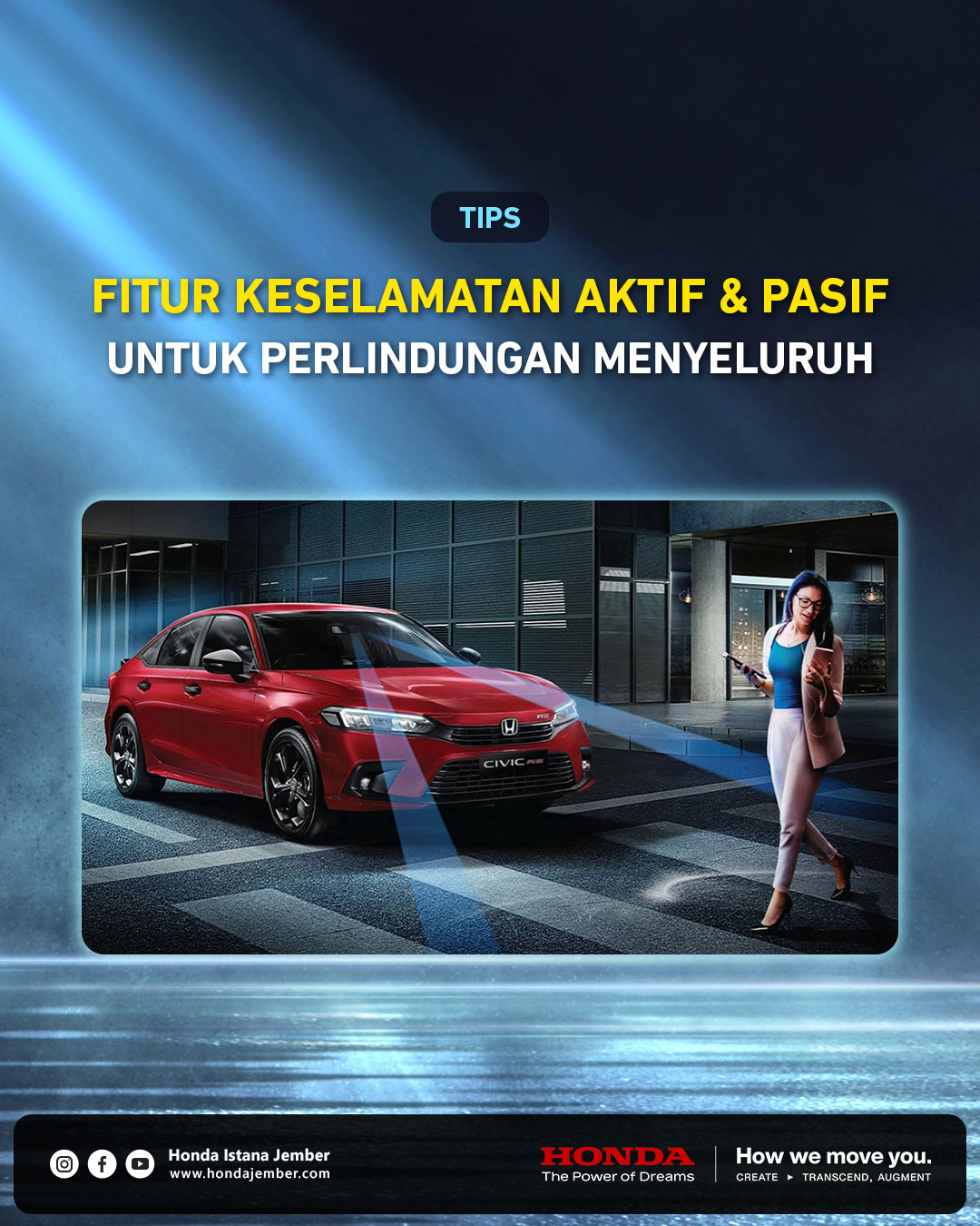 Fitur keselamatan aktif dan pasif mobil