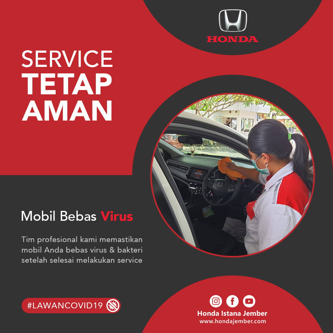 Service Mobil di Honda Istana Jember Tetap Aman