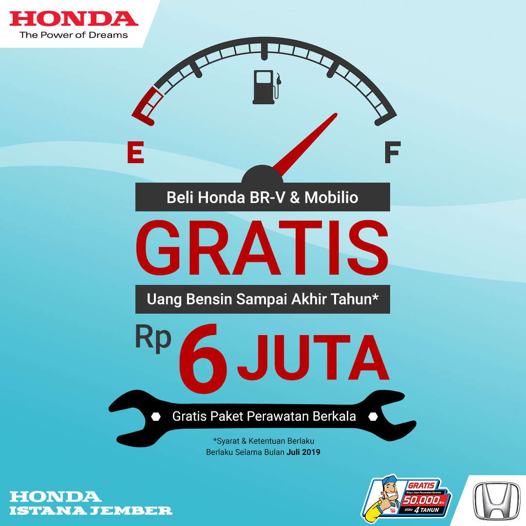 Beli Mobil Honda Gratis Uang Bensin